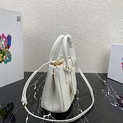 Forubags Prada Galleria Saffiano Leather Micro-Bag White - 1BA906 – 20x15×9.5 cm - 4