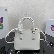 Forubags Prada Galleria Saffiano Leather Micro-Bag White - 1BA906 – 20x15×9.5 cm - 2