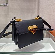 Forubags Prada Saffiano Leather Prada Symbole Bag Black- 1BD270 – 20x14x7 cm - 4