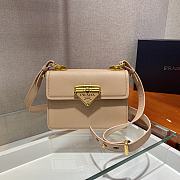 Forubags Prada Saffiano Leather Prada Symbole Bag Cameo Beige- 1BD270 – 20x14x7 cm - 1