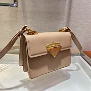 Forubags Prada Saffiano Leather Prada Symbole Bag Cameo Beige- 1BD270 – 20x14x7 cm - 5