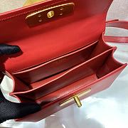 Forubags Prada Saffiano Leather Prada Symbole Bag Ferry Red - 1BD270 – 20x14x7 cm - 3