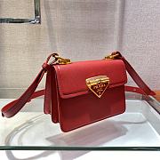 Forubags Prada Saffiano Leather Prada Symbole Bag Ferry Red - 1BD270 – 20x14x7 cm - 6