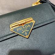 Forubags Prada Saffiano Leather Prada Symbole Bag Dark Green - 1BD270 – 20x14x7 cm - 5