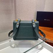 Forubags Prada Saffiano Leather Prada Symbole Bag Dark Green - 1BD270 – 20x14x7 cm - 6