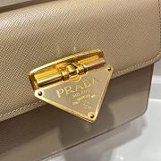 Forubags Prada Saffiano Leather Prada Symbole HandBag Cameo Beige - 1BD021 – 20x17x8.5 cm - 2