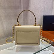 Forubags Prada Saffiano Leather Prada Symbole HandBag Cameo Beige - 1BD021 – 20x17x8.5 cm - 5