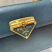 Forubags Prada Saffiano Leather Prada Symbole HandBag Dark Green - 1BD021 – 20x17x8.5 cm - 3