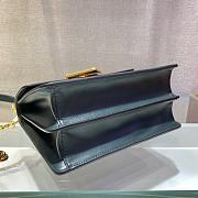 Forubags Prada Saffiano Leather Prada Symbole HandBag Dark Green - 1BD021 – 20x17x8.5 cm - 4