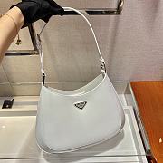 Forubags Prada Cleo Brushed Leather Shoulder Bag White - 1BC156 – 30x18.5x4 cm - 5