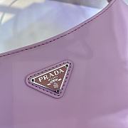 Forubags Prada Cleo Brushed Leather Shoulder Bag Pink - 1BC156 – 30x18.5x4 cm - 3