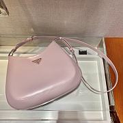 Forubags Prada Cleo Brushed Leather Shoulder Bag Pink - 1BC156 – 30x18.5x4 cm - 6