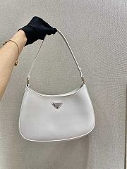 Forubags Prada Cleo Brushed Leather Shoulder Bag White - 1BC499 – 26.5x15x4 cm - 4