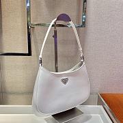 Forubags Prada Cleo Brushed Leather Shoulder Bag White - 1BC499 – 26.5x15x4 cm - 5