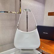 Forubags Prada Cleo Brushed Leather Shoulder Bag White - 1BC499 – 26.5x15x4 cm - 6