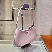 Forubags Prada Cleo Brushed Leather Shoulder Bag Pink - 1BC499 – 26.5x15x4 cm - 6