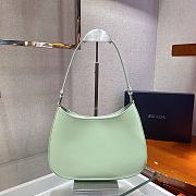 Forubags Prada Cleo Brushed Leather Shoulder Bag Mint - 1BC499 – 26.5x15x4 cm - 6