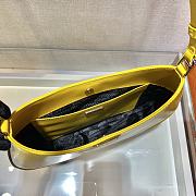 Forubags Prada Cleo Brushed Leather Shoulder Bag Yellow - 1BC499 – 26.5x15x4 cm - 2