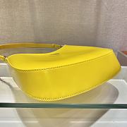 Forubags Prada Cleo Brushed Leather Shoulder Bag Yellow - 1BC499 – 26.5x15x4 cm - 3