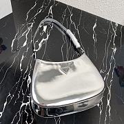 Forubags Prada Cleo Brushed Leather Shoulder Bag Sliver - 1BC499 – 27x21x5 cm - 4