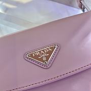 Forubags Prada Cleo Brushed Leather Shoulder Bag With Flap Pink - 1BD303 – 24x19x6 cm - 4