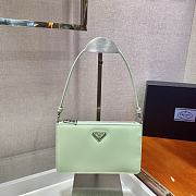 Forubags Prada Brushed Leather Mini-Bag Mint - 1BC155 – 20x12x5.5 cm - 1