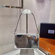 Forubags Prada Brushed Leather Mini-Bag Silver - 1BC155 – 20x12x5.5 cm - 6