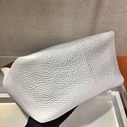 Forubags Prada Leather Bucket White - 1BC127 – 23x21x13 cm - 6