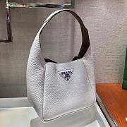 Forubags Prada Leather Bucket White - 1BC127 – 23x21x13 cm - 5