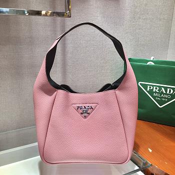 Forubags Prada Leather Bucket Pink - 1BC127 – 23x21x13 cm