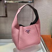 Forubags Prada Leather Bucket Pink - 1BC127 – 23x21x13 cm - 3