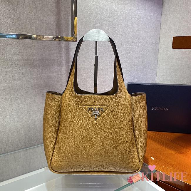 Forubags Prada Leather Bucket Brown - 1BC127 – 23x21x13 cm - 1