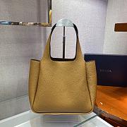 Forubags Prada Leather Bucket Brown - 1BC127 – 23x21x13 cm - 5