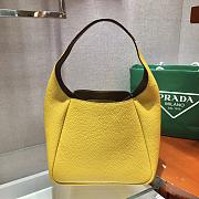 Forubags Prada Leather Bucket Yellow - 1BC127 – 23x21x13 cm - 4
