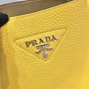 Forubags Prada Leather Bucket Yellow - 1BC127 – 23x21x13 cm - 5