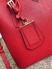 Forubags Prada Medium Saffiano Leather Double Bag Fiery Red/Black - 1BG775 – 33x24.5x14 cm - 2