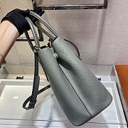 Forubags Prada Medium Saffiano Leather Double Bag Clay/Black - 1BG775 – 33x24.5x14 cm - 4