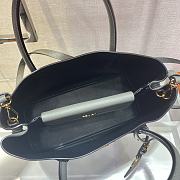 Forubags Prada Medium Saffiano Leather Double Bag Clay/Black - 1BG775 – 33x24.5x14 cm - 5