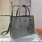 Forubags Prada Medium Saffiano Leather Double Bag Clay/Black - 1BG775 – 33x24.5x14 cm - 6