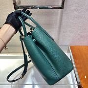Forubags Prada Medium Saffiano Leather Double Bag Billiard Green/Black - 1BG775 – 33x24.5x14 cm - 2