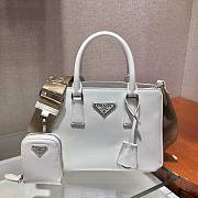 Forubags Prada Galleria Saffiano leather mini bag White - 1BA296 – 23x16.5x10 cm - 1