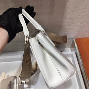 Forubags Prada Galleria Saffiano leather mini bag White - 1BA296 – 23x16.5x10 cm - 6