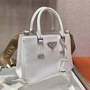 Forubags Prada Galleria Saffiano leather mini bag White - 1BA296 – 23x16.5x10 cm - 5