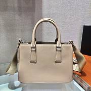 Forubags Prada Galleria Saffiano Leather Mini Bag Beige - 1BA296 – 23x16.5x10 cm - 6