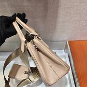 Forubags Prada Galleria Saffiano Leather Mini Bag Beige - 1BA296 – 23x16.5x10 cm - 5