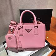 Forubags Prada Galleria Saffiano Leather Mini Bag Pink - 1BA296 – 23x16.5x10 cm - 2