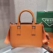 Forubags Prada Galleria Saffiano Leather Mini Bag Orange - 1BA296 – 23x16.5x10 cm - 4