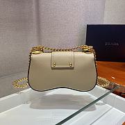 Forubags Prada Saffiano Leather Prada Sidonie Bag Beige - 1BD219 – 21.5x12x6.5 cm - 5