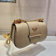Forubags Prada Saffiano Leather Prada Sidonie Bag Beige - 1BD219 – 21.5x12x6.5 cm - 6