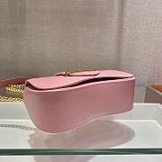 Forubags Prada Saffiano Leather Prada Sidonie Bag Pink - 1BD219 – 21.5x12x6.5 cm - 2